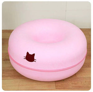 Discover the Comfort of Our Round Tunnel Bed for Pets