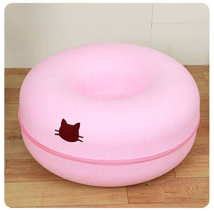 Discover the Comfort of Our Round Tunnel Bed for Pets