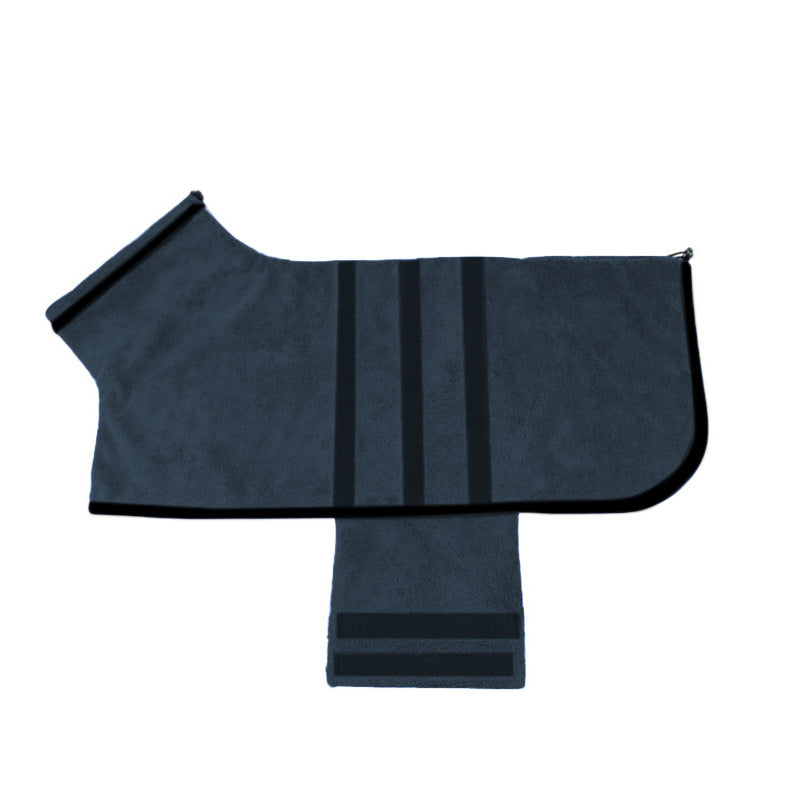 Pet Bathrobe Water Absorbent Grooming Drying Adjustable Pet Towel Accessories