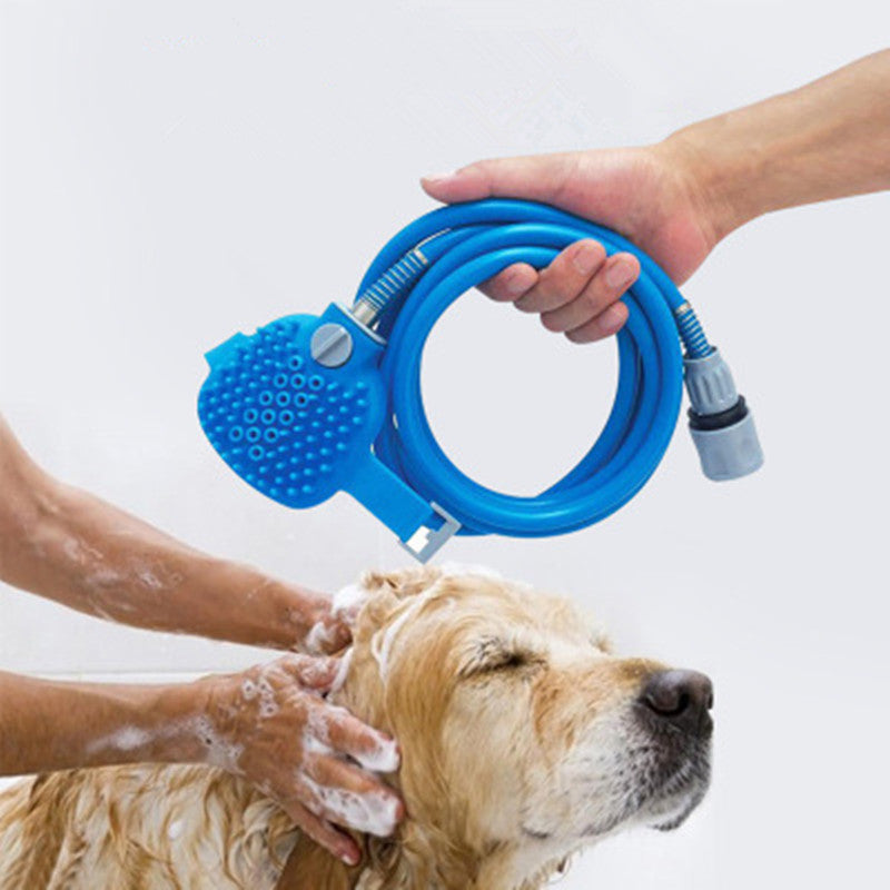 Pet Bathing Tool Shower Sprayer Brush Comfortable Massage Cleaner