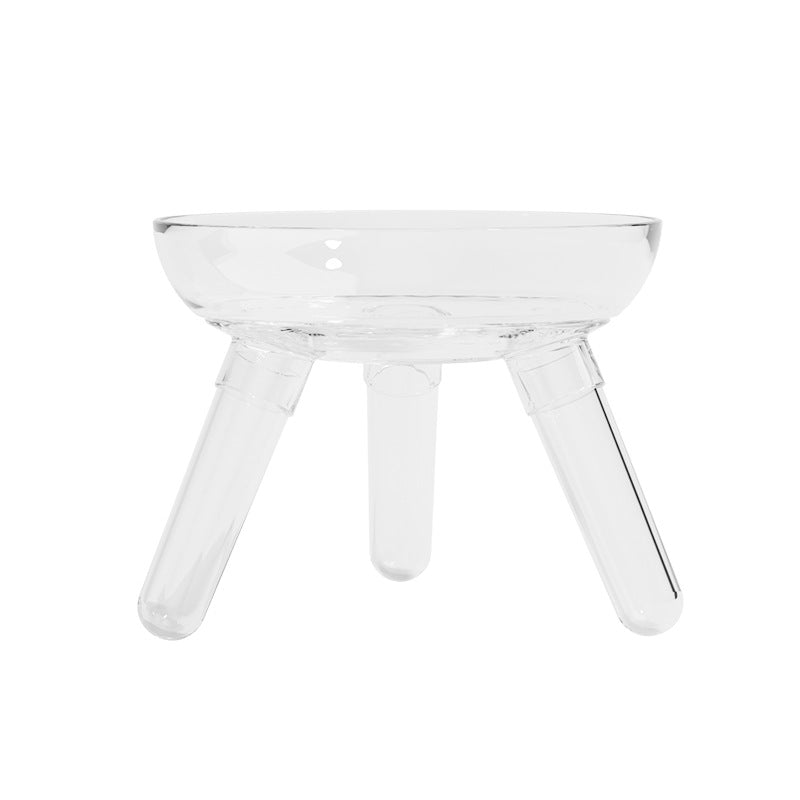 Pet Anti-Tip Transparent Feeding and Water Bowl for Pets