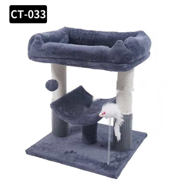 Pet Integrated Space Saving Climbing Tower Scratch Furniture