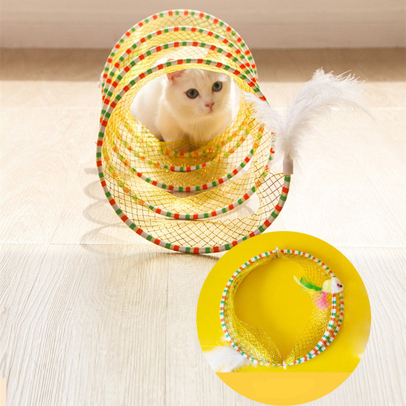 Foldable Tunnel Toys for Pets Storage