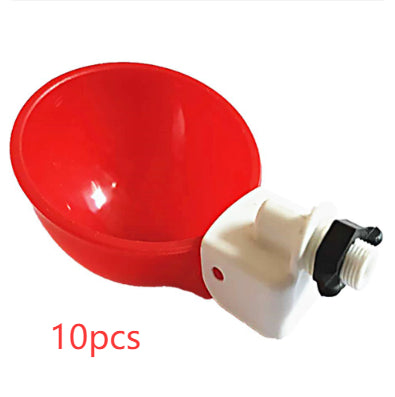 Chicken Drinker Thickened Round Tube Straight Through