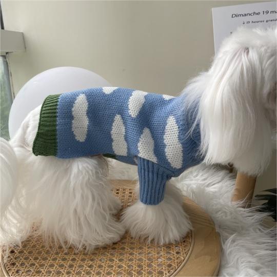Jacquard Pet Sweater Soft Warm Comfortable Clothing Apparel