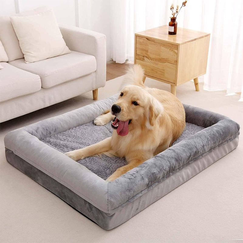 Large Pet Bed Thickened Cushion Soft Comfortable Sleeping Mat