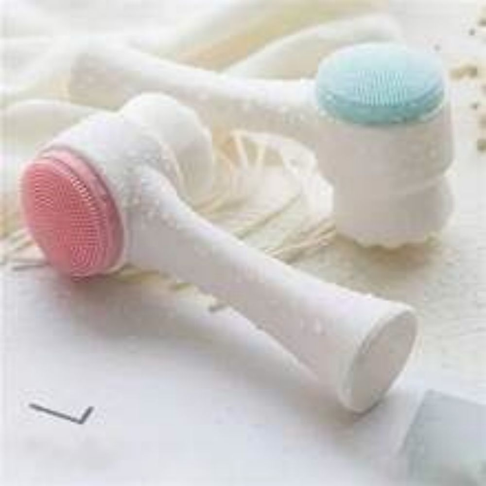 Easy-Clean Nylon Paw Brush and Massage Tool for Pets