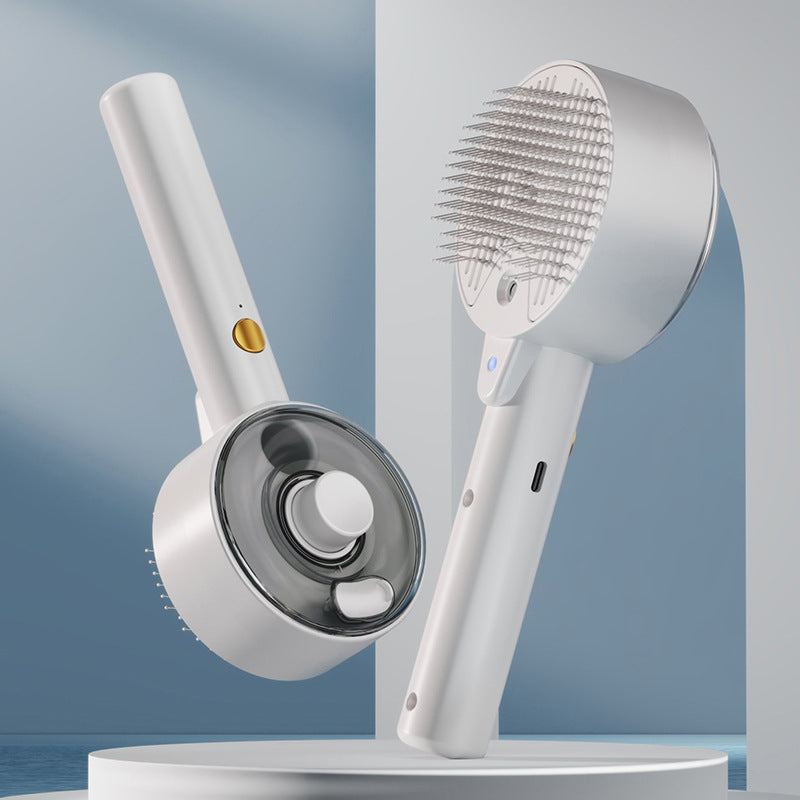 Self-Cleaning Steam Hair Removal Brush for Pets