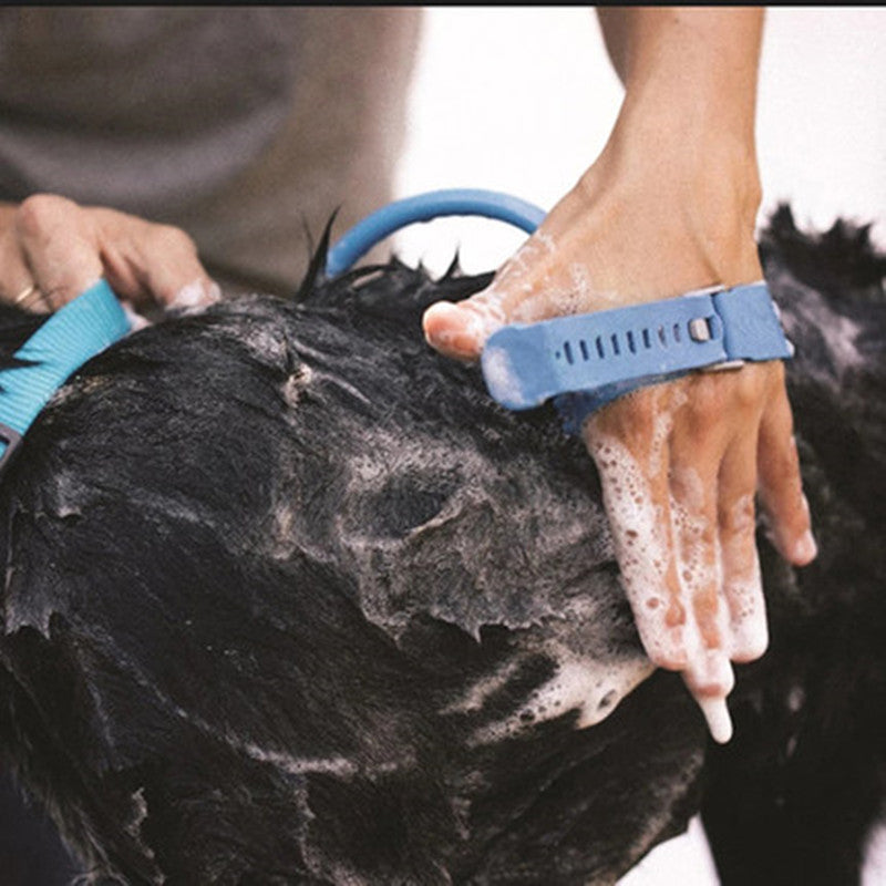 Pet Bathing Tool Shower Sprayer Brush Comfortable Massage Cleaner