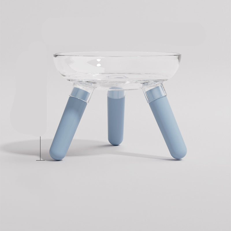 Pet Anti-Tip Transparent Feeding and Water Bowl for Pets