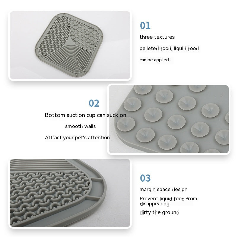 Anti Choke Slow Feeding Lick Pad Bowl For Pet Care