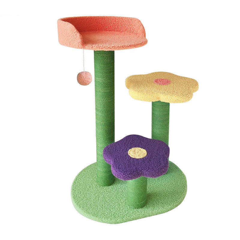 Pet Tower Scratch Board Climbing Tree Wear Resistant Furniture