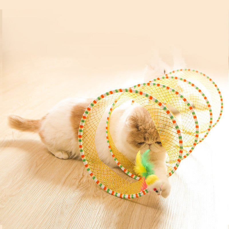 Foldable Tunnel Toys for Pets Storage