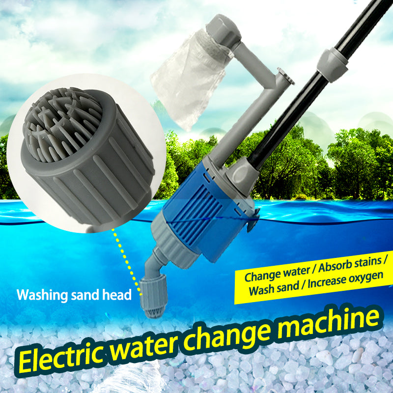 Fish Tank Gravel Cleaner Electric Vacuum For Pet Aquarium
