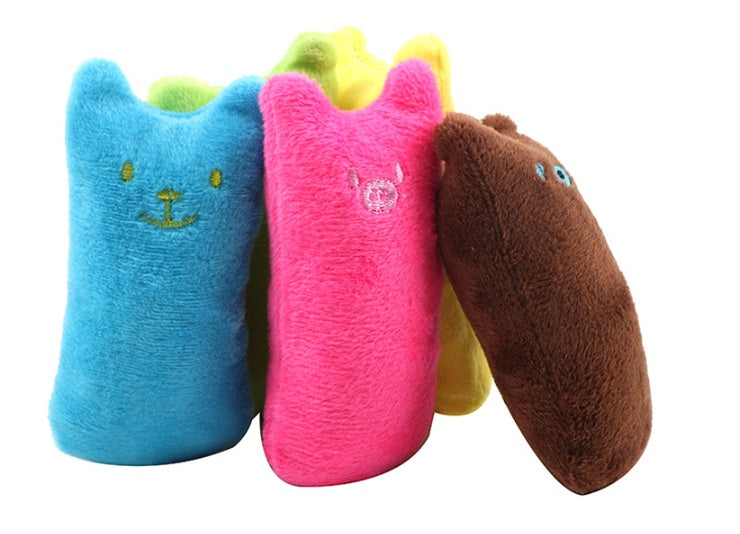 Catnip Plush Pillow Interactive Chew Toy For Pet Supplies