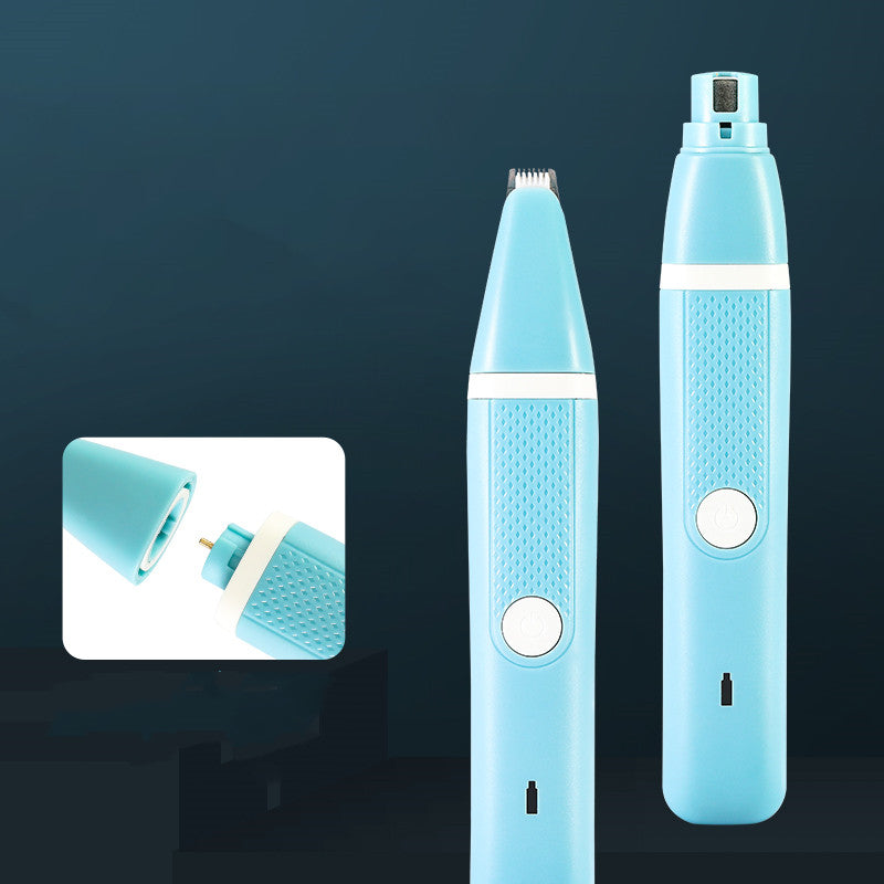 Pet Dual-Purpose Nail Polisher and Hair Trimmer for Pets