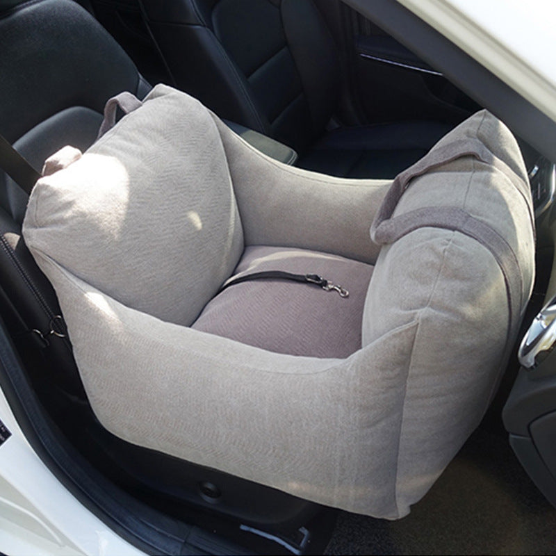 Waterproof Pet Car Seat Carrier Basket Breathable Travel Bag