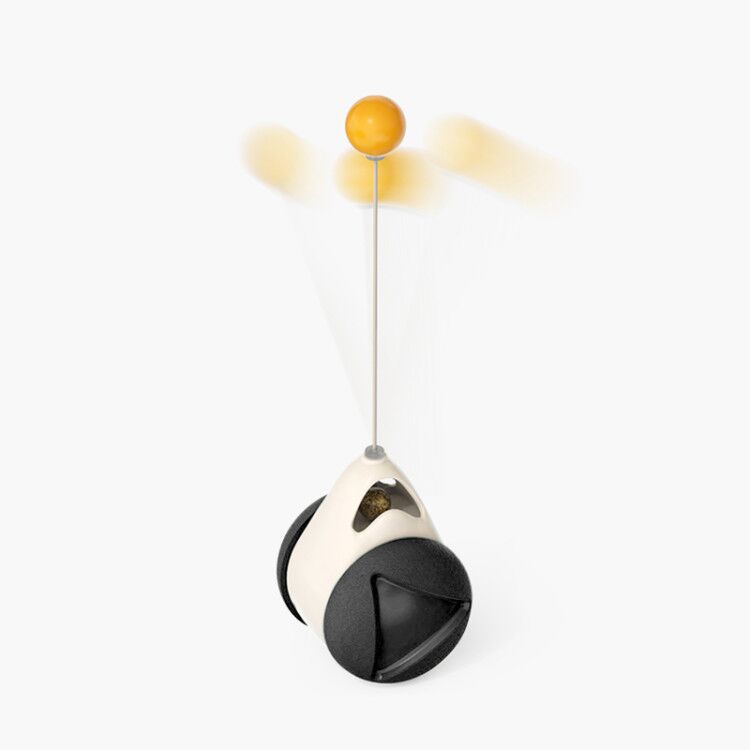 Interactive Turntable Windmill Glowing Pet Toy