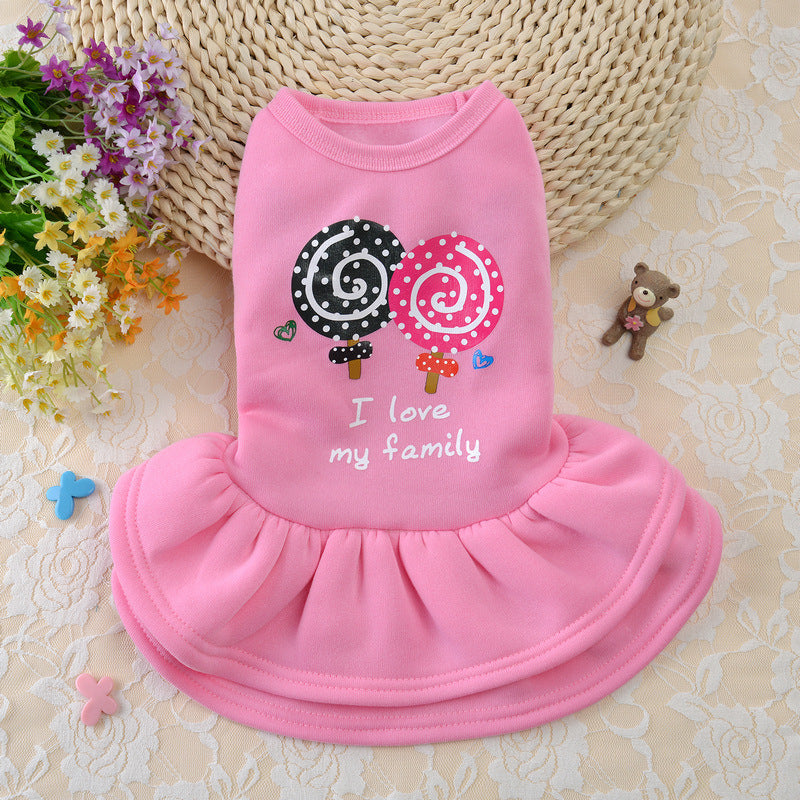 Princess Style Pet Dress For Pet Wear