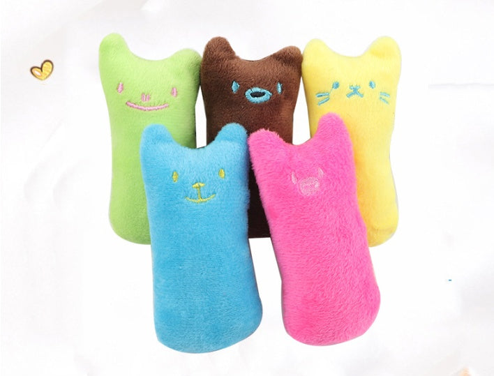 Catnip Plush Pillow Interactive Chew Toy For Pet Supplies