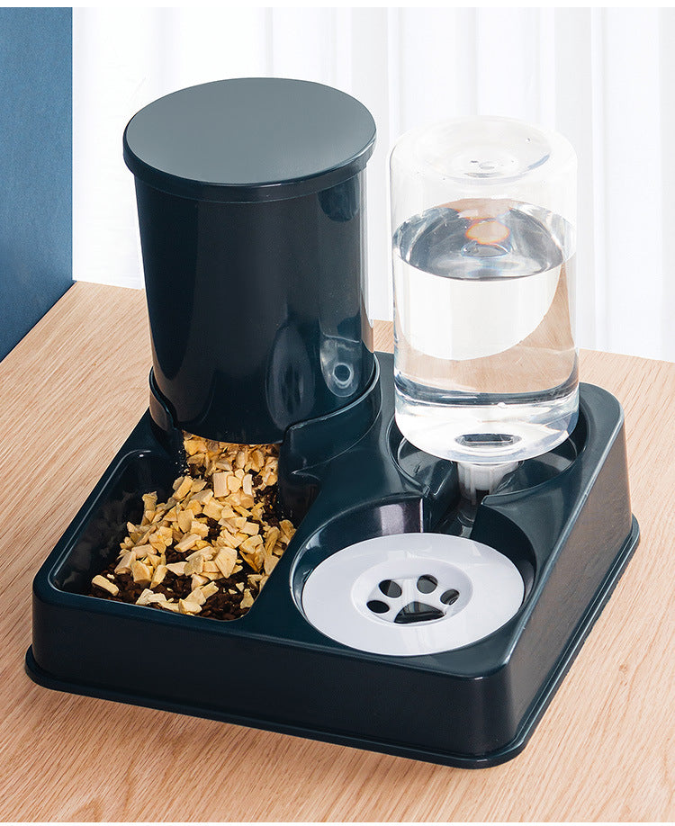 Automatic Pet Food And Water Bowl Combined Feeding Device