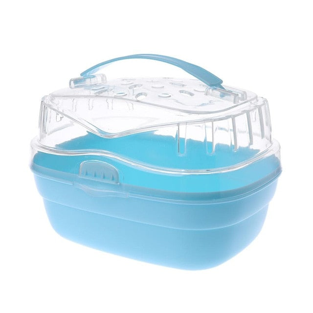 Transparent Hamster Cage Habitat For Pet Care