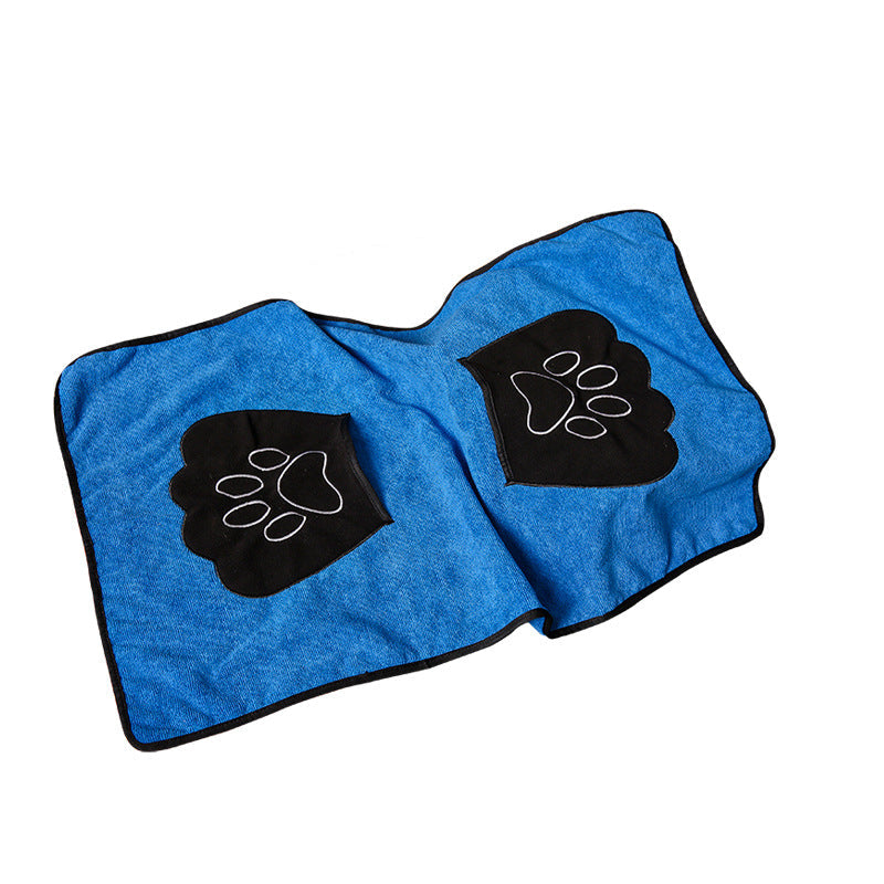 Absorbent Pet Bath Towel Soft Quick Drying Cleaning Cloth