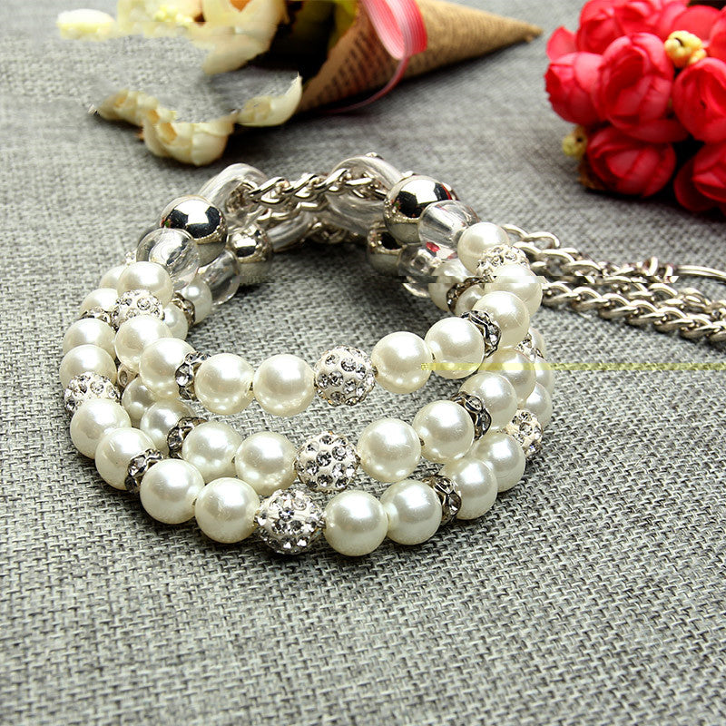 Pet Leash with Pearl Collar for Pets