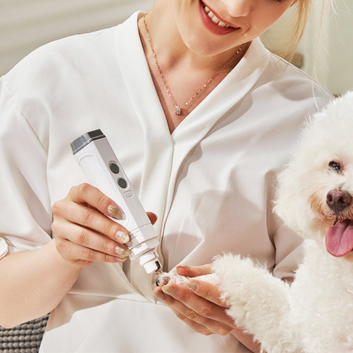 Pet Automatic Nail Trimming Device with Dual High-Power Lamps