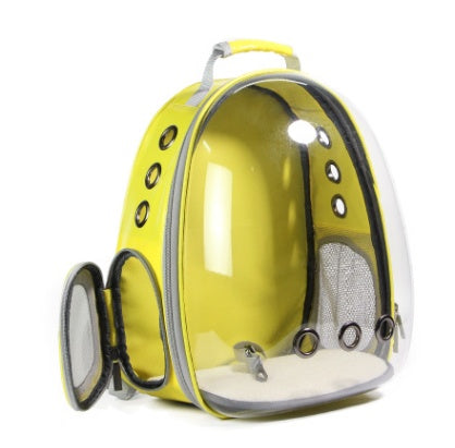Portable Pet Bubble Backpack Carrier 360 Degree Sightseeing Travel Bag