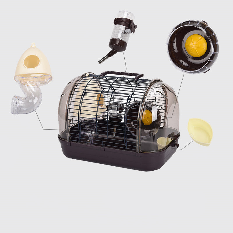 Japanese Luxury Transparent Hamster Cage Viewing Habitat For Pet Care