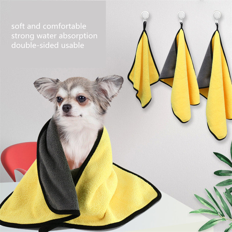 High Quality Pet Bath Towel Multi Size Absorbent Cloth