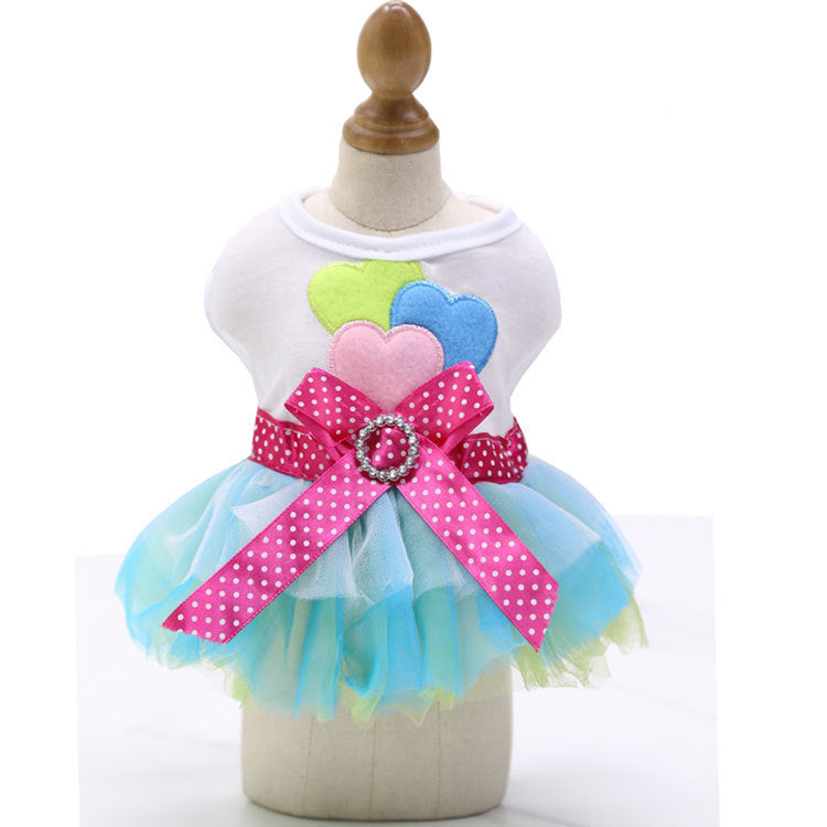 Princess Style Gauze Pet Dress For Pet Wear