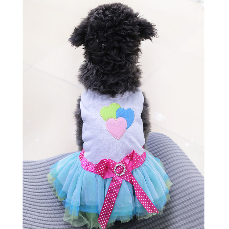 Princess Style Gauze Pet Dress For Pet Wear