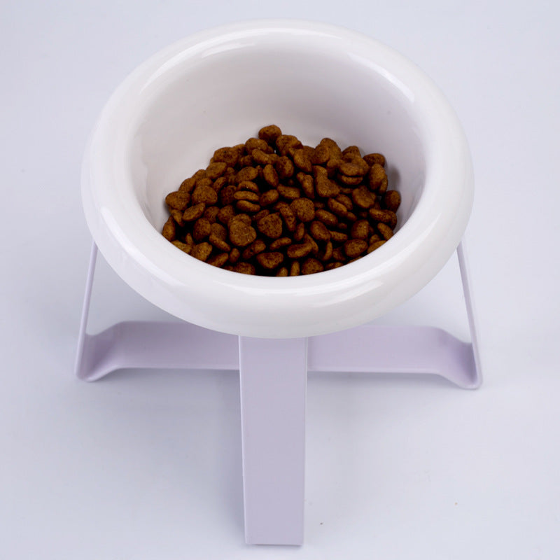 Pet 2-in-1 Anti-Slip Food and Water Bowl with Stand