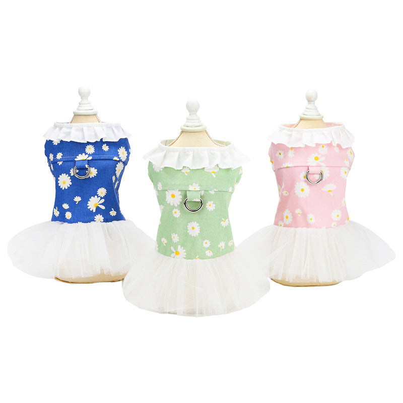 Pet Cute Princess Dress Elegant Apparel