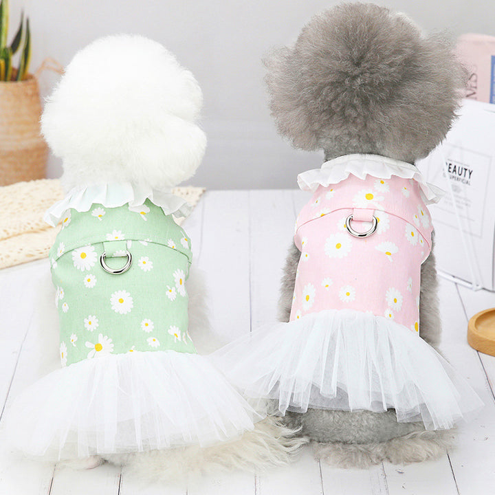 Pet Cute Princess Dress Elegant Apparel