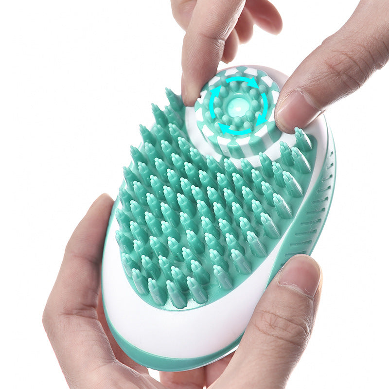 Pet Bath Brush Massage Comb Hair Removal Grooming Tool