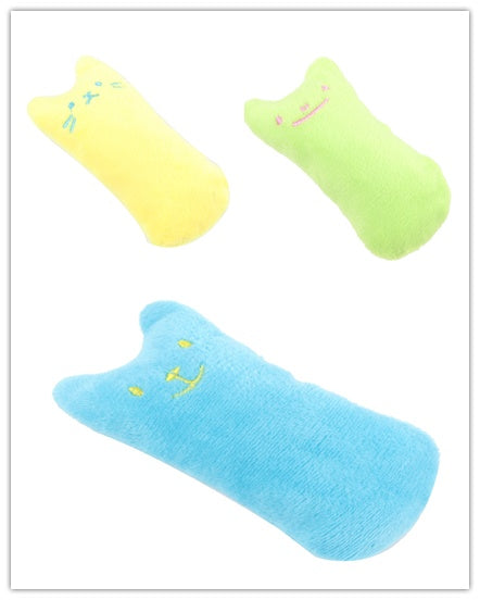 Catnip Plush Pillow Interactive Chew Toy For Pet Supplies