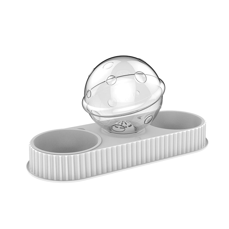 Automatic Pet Feeder And Water Dispenser Feeding Drinking Bowl