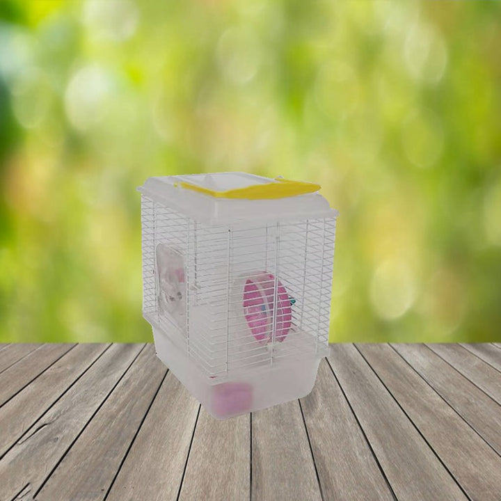 Portable Single Layer Hamster Villa Cage Transparent Garden Cage For Pet Care