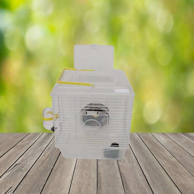 Portable Single Layer Hamster Villa Cage Transparent Garden Cage For Pet Care