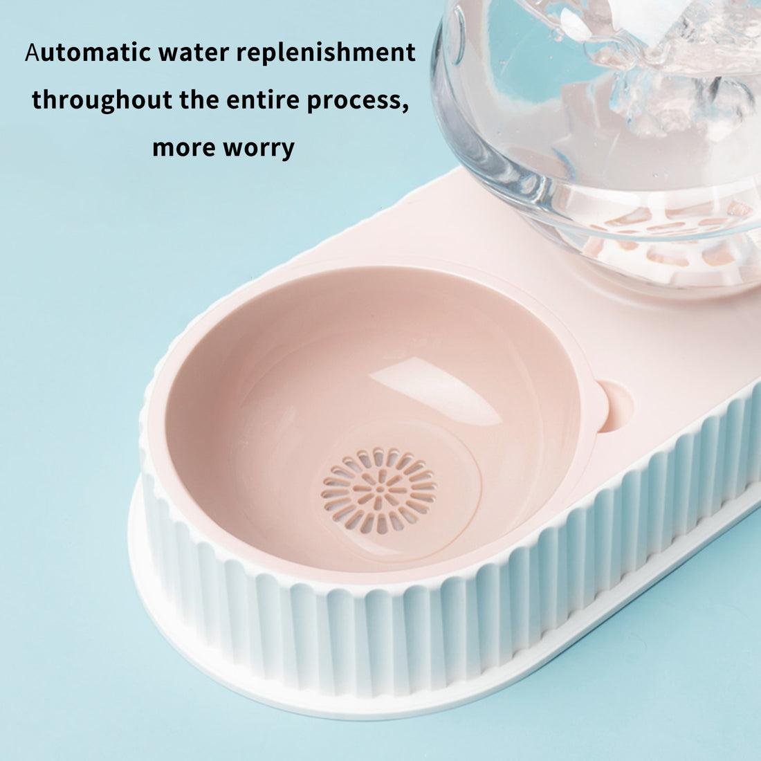 Automatic Pet Feeder And Water Dispenser Feeding Drinking Bowl