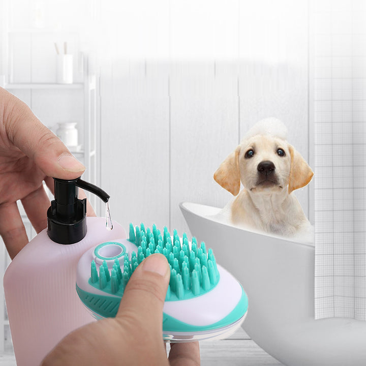 Pet Bath Brush Massage Comb Hair Removal Grooming Tool