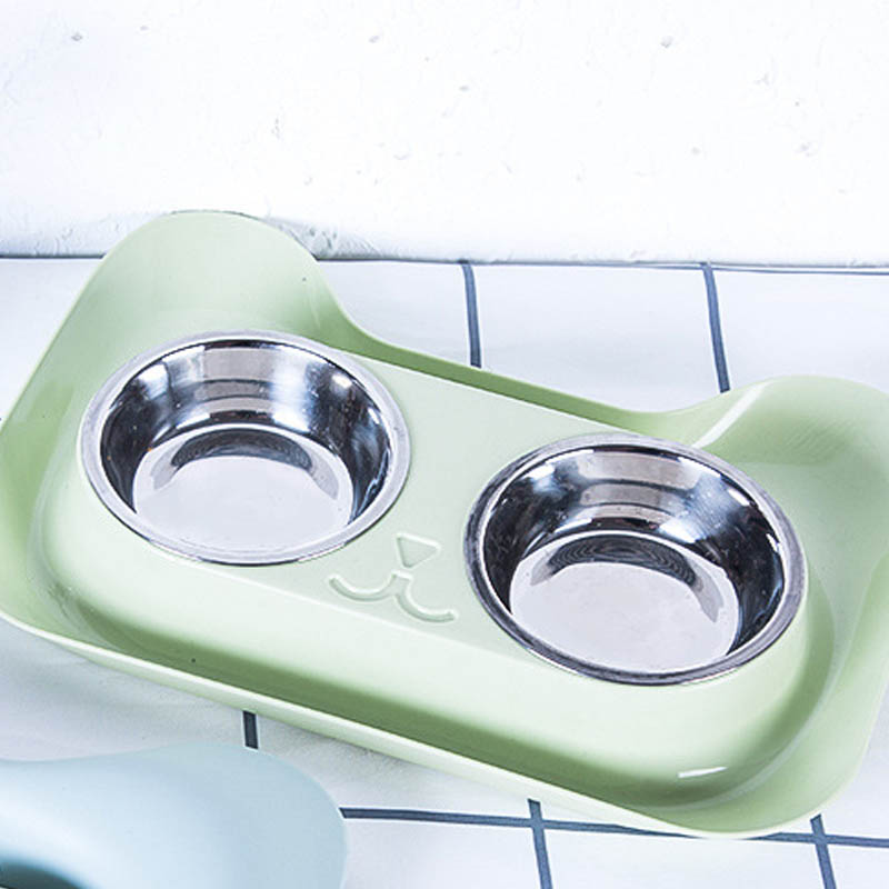 Pet Stainless Steel Feeding And Water Bowl Accessories