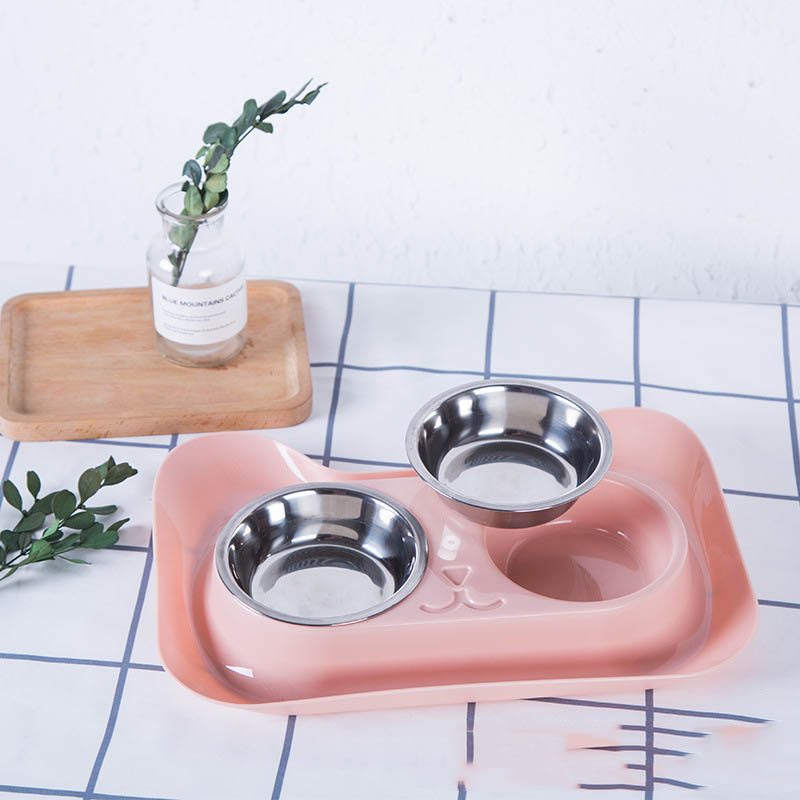 Pet Stainless Steel Feeding And Water Bowl Accessories