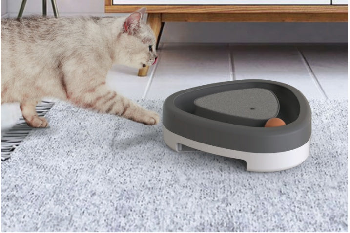 Smart Electric Triangle Turntable Interactive Pet Scratcher Toy