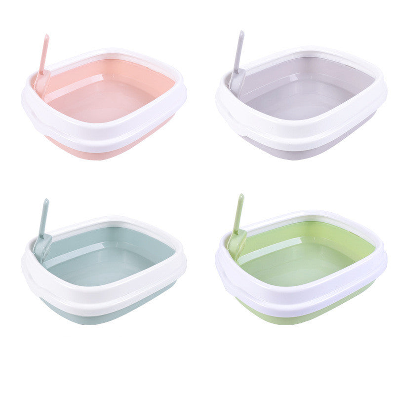 Pet Large Detachable Anti Splash Litter Box Supplies