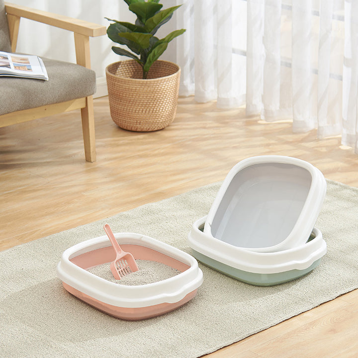 Pet Large Detachable Anti Splash Litter Box Supplies
