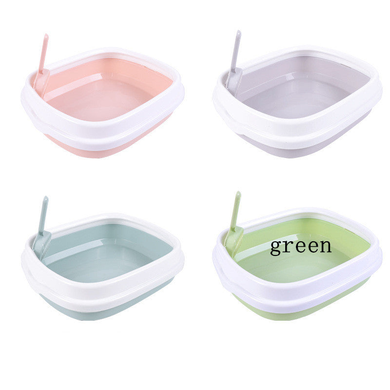 Pet Large Detachable Anti Splash Litter Box Supplies